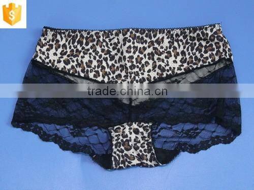 sexy transparent lady underwear,leopard print lace underwear panty