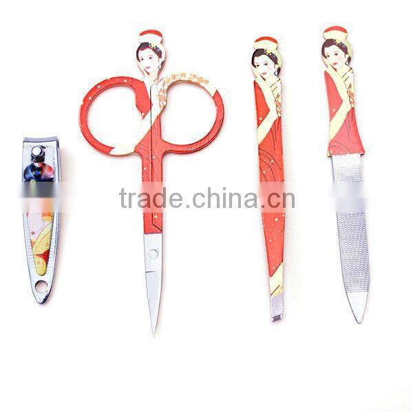 Luxury stainless steel manicure set