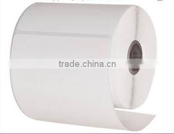 custom blank self adhesive paper label sticker roll