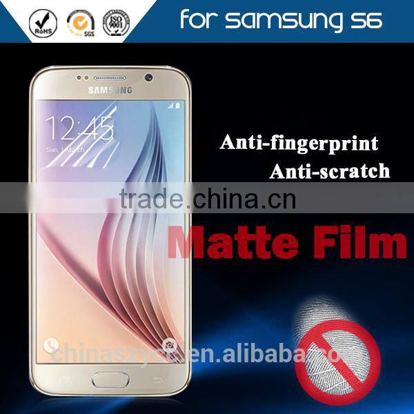 Anti glare matte screen protector for samsung galaxy s6 new hot model