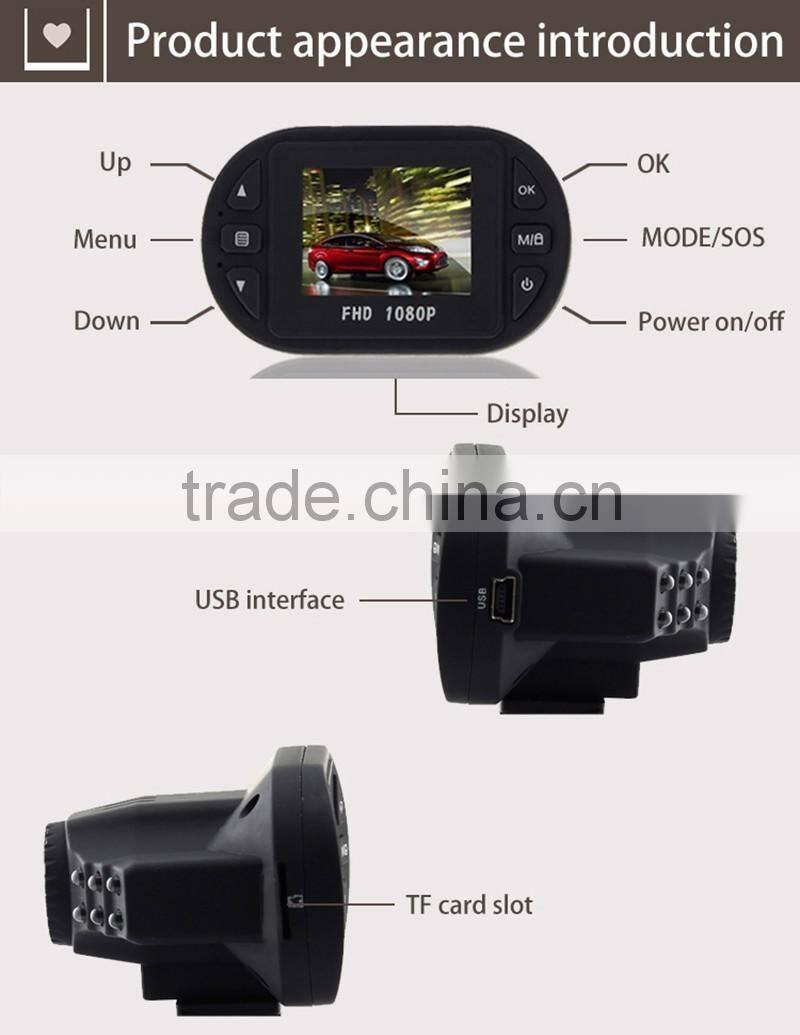 Car Camera C600 Mini Size Car DVR Full HD 1920*1080P Car Vehicle Rear Mirror with Camera