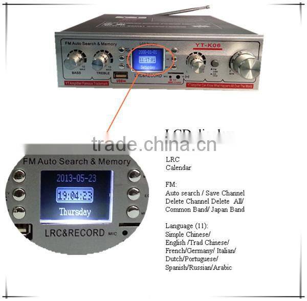 12Vusb mp3 player module YT-K06 with lED display