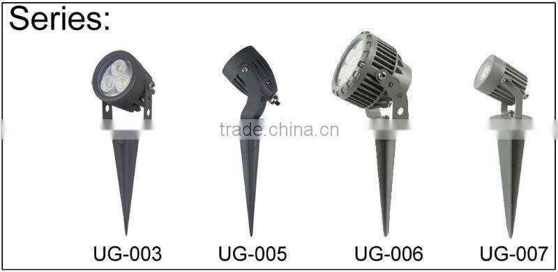 Outdoor waterproof IP65 high lumen and high quality CE RoHs 3*1w led garden light