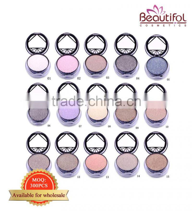 Best colorful wholesale Makeup palette popular shine and small MOQ cosmetic naked eye shadow