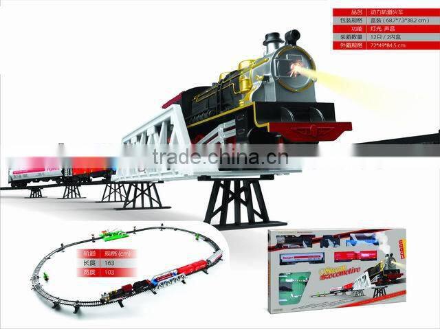 Novel track car railway track toys slot car wholesale