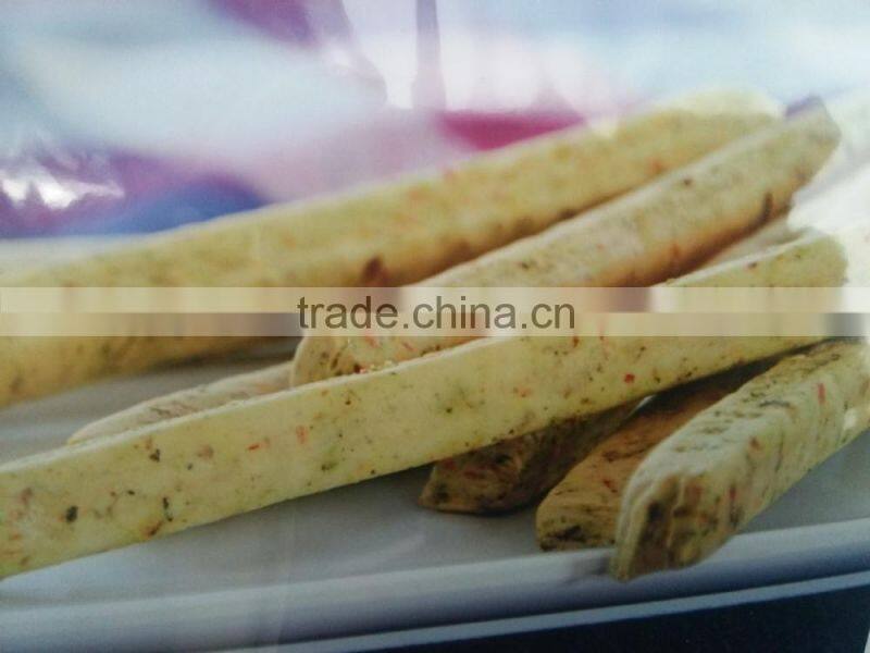 nutritious pet food with vegetable and fruit bully stick dry dog snack