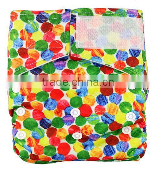 Made in China eco-friendly printed organic mom love baby diaper