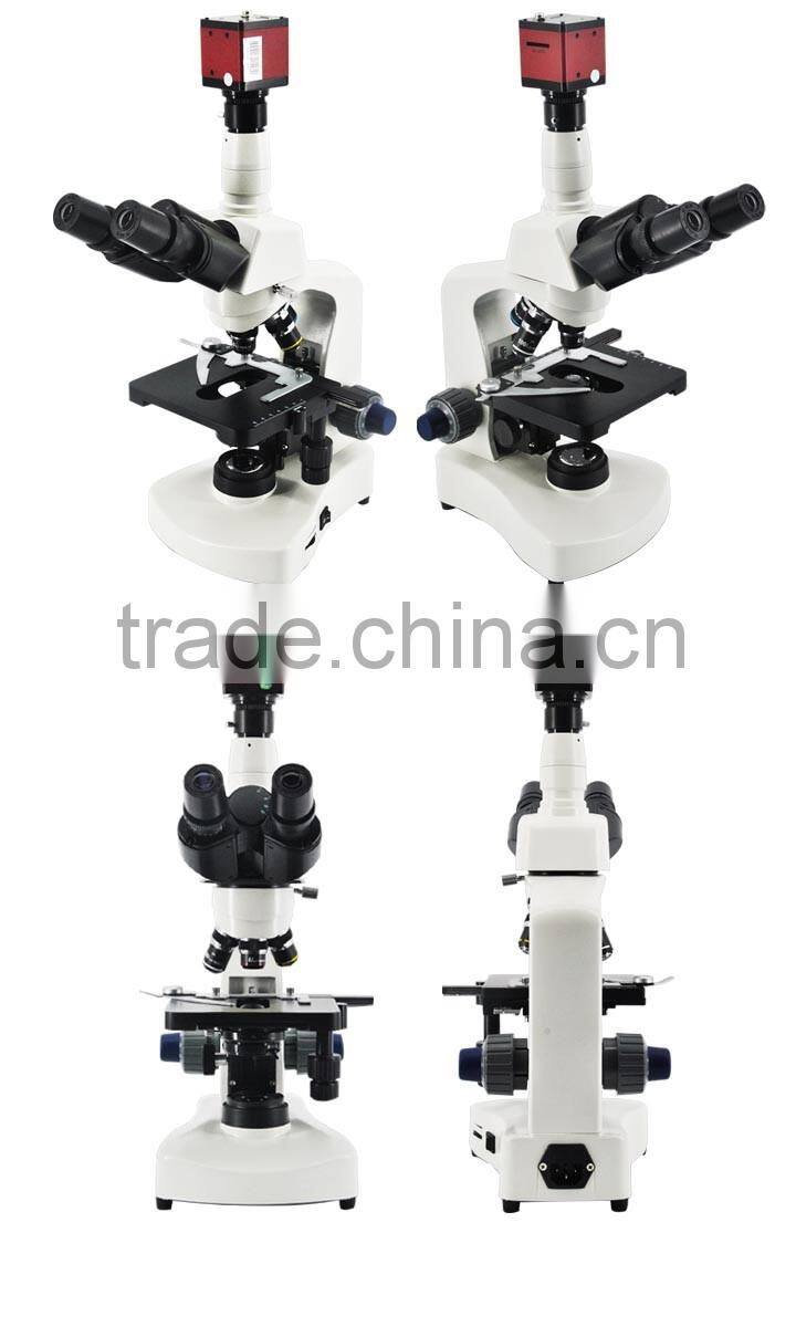 ZHONGXUN ZX-117MM(200HD) High Quality Trinocular Drawtube Biological Compound Microscope Theory with HDMI Camera