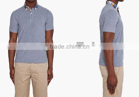 Men's fashion new design short sleeve polo T shirt