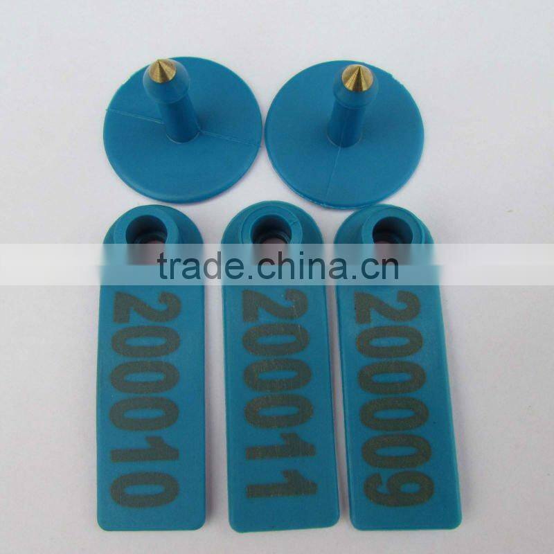 Added length sheep ear tag ,laser ear tag