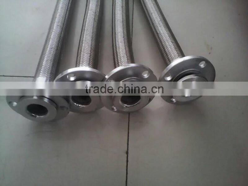 large diameter machine flexible metal braided ptfe hose