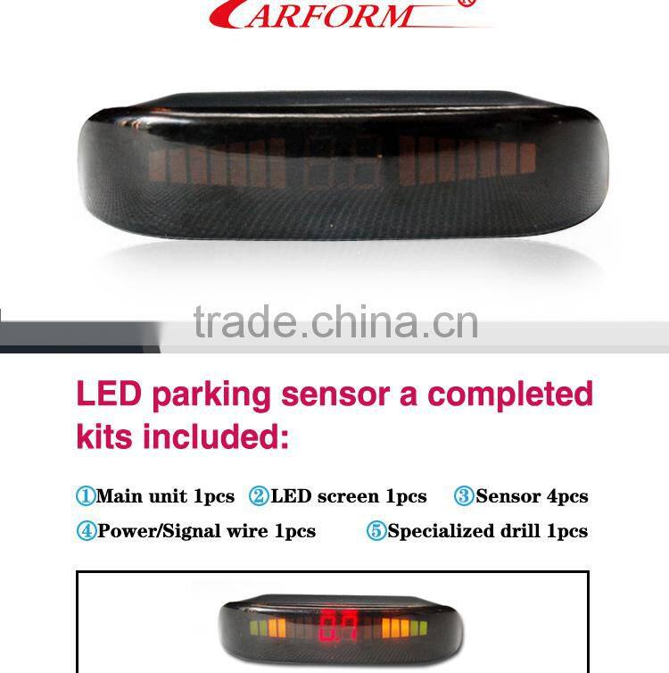 Fashion LED car parking display built in buzzer alert parking sensor OEM/ODM