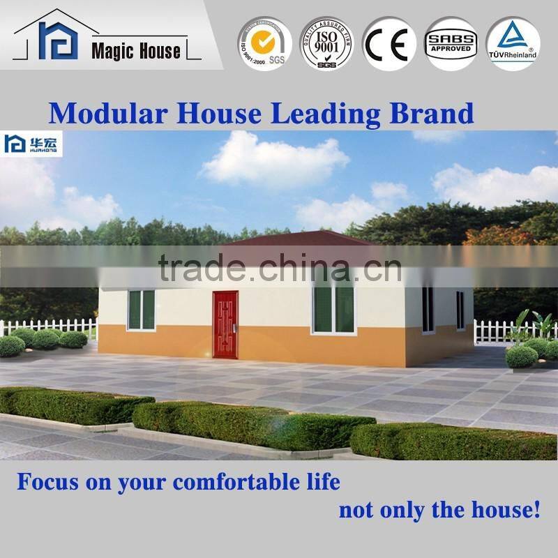 Fast Constructed Well designed build-in steel structure modern three bedroom prefab house