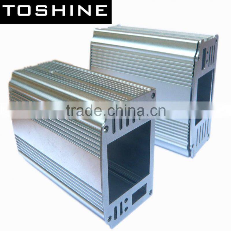 customized 6063 aluminum extrusion shell for car power inverter