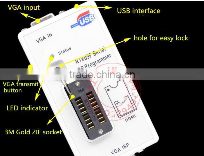 VGA LCD ISP programmer RT809F Serial ISP Programmer with ICSP