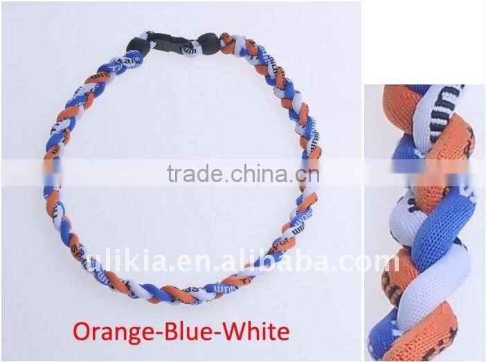 Germanium Titanium Baseball Sport Necklaces in Tornado style