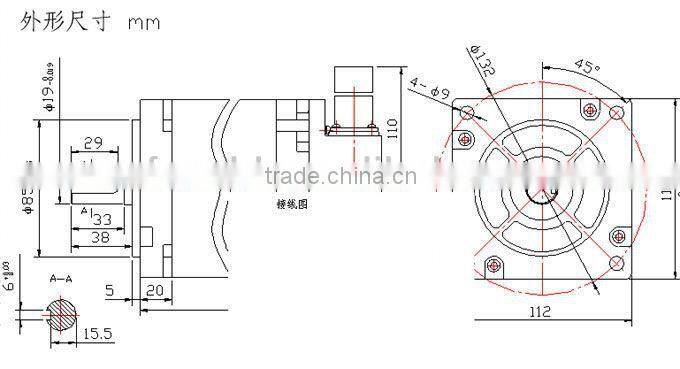 110mm 1.8Degree Enhanced Hybrid Stepper Motor (MP110YG series)