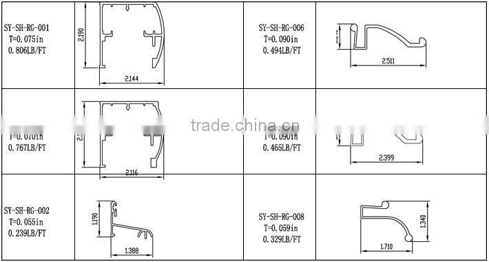 China Aluminium Shower Door Frame Manufacturer