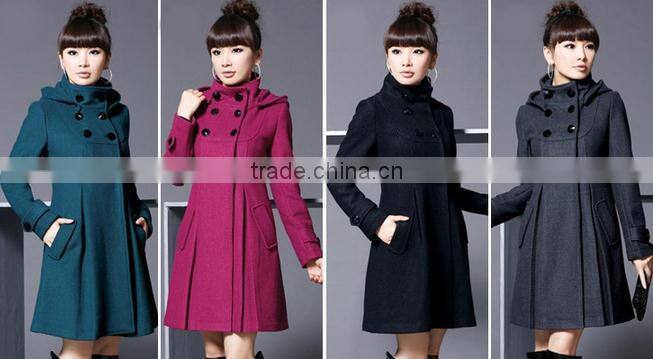 2014 Women's New Cotton-padded Slim MD-LONG Loose Coats Overcoats Parka