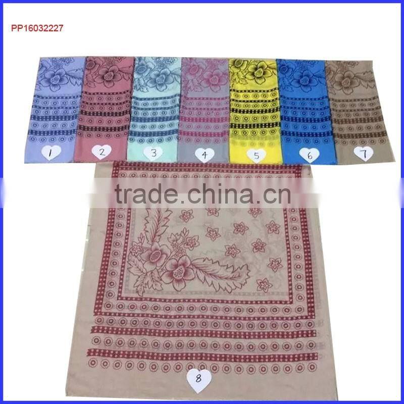 2016 cashew flower printed lady scarf
