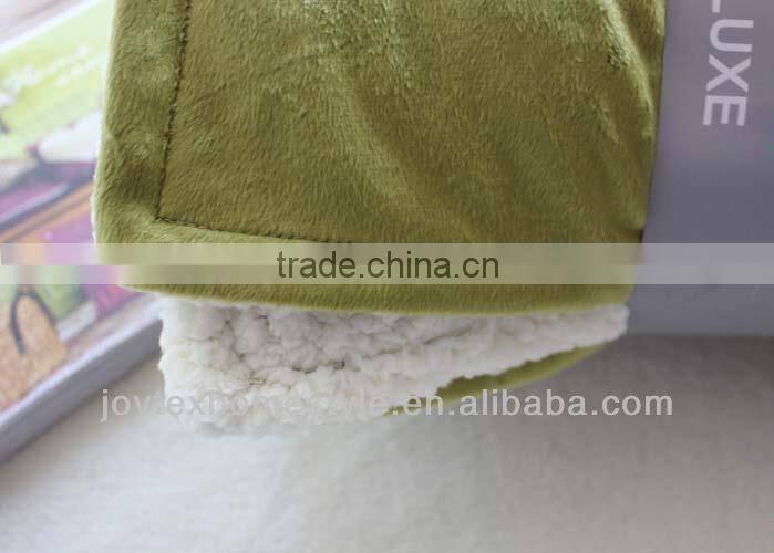 100%Polyester Plush Sherpa Throw Blanket