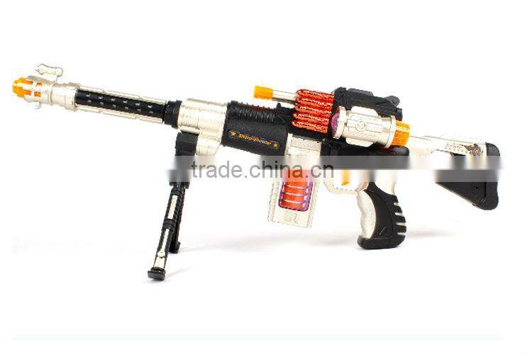 sgun-64214218B electric toys gun Emulational electric infrared submachine gun for kids (with sound and light)
