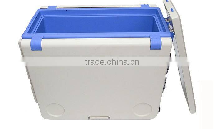Portable Camping Ice Cooler Box With Fold-able Desk And Table