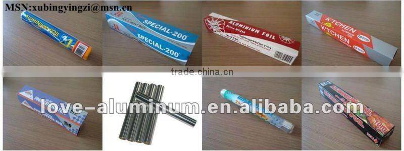 high-quality small aluminum foil rolls(9-20mic)