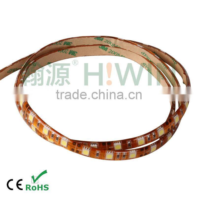 DC 12V led strips resin coat waterproof,5m a roll