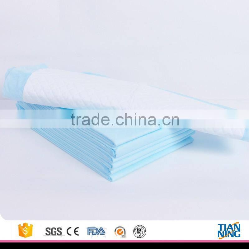 hospital nonreusable underpads with nonwoven fabric material medical products