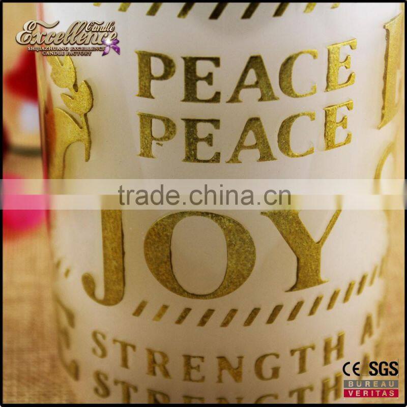 wholesale LED candle bulbs flameless candles with timer and letter printing