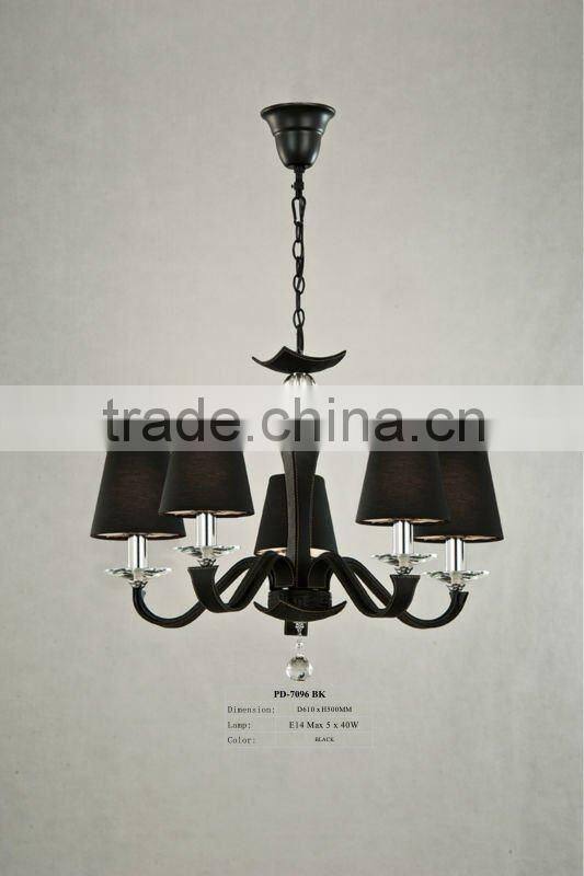 2012-2013 New design PU pendant lamp PD-7096 BK