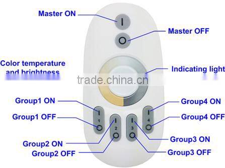 New product RF dimmer for led lights, led remote 2.4G touch controller, DC12V led dimmer