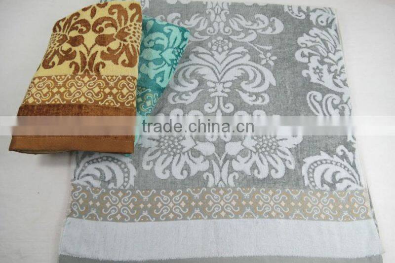 100% cotton gift towel set packing made in china wholesale