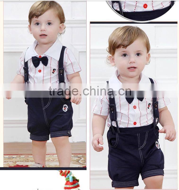 Kids 2015 new summer children bib shorts boy 1-2-3 5 years old infants and children's clothing pants