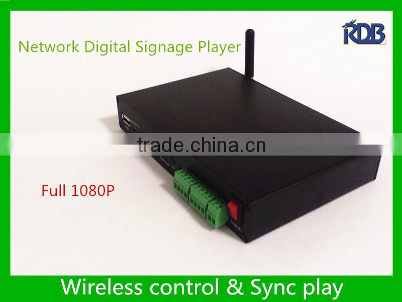 RDB Custom design Network 1080P 3D full hd hdd media player with OTG and internal storage DS009-46