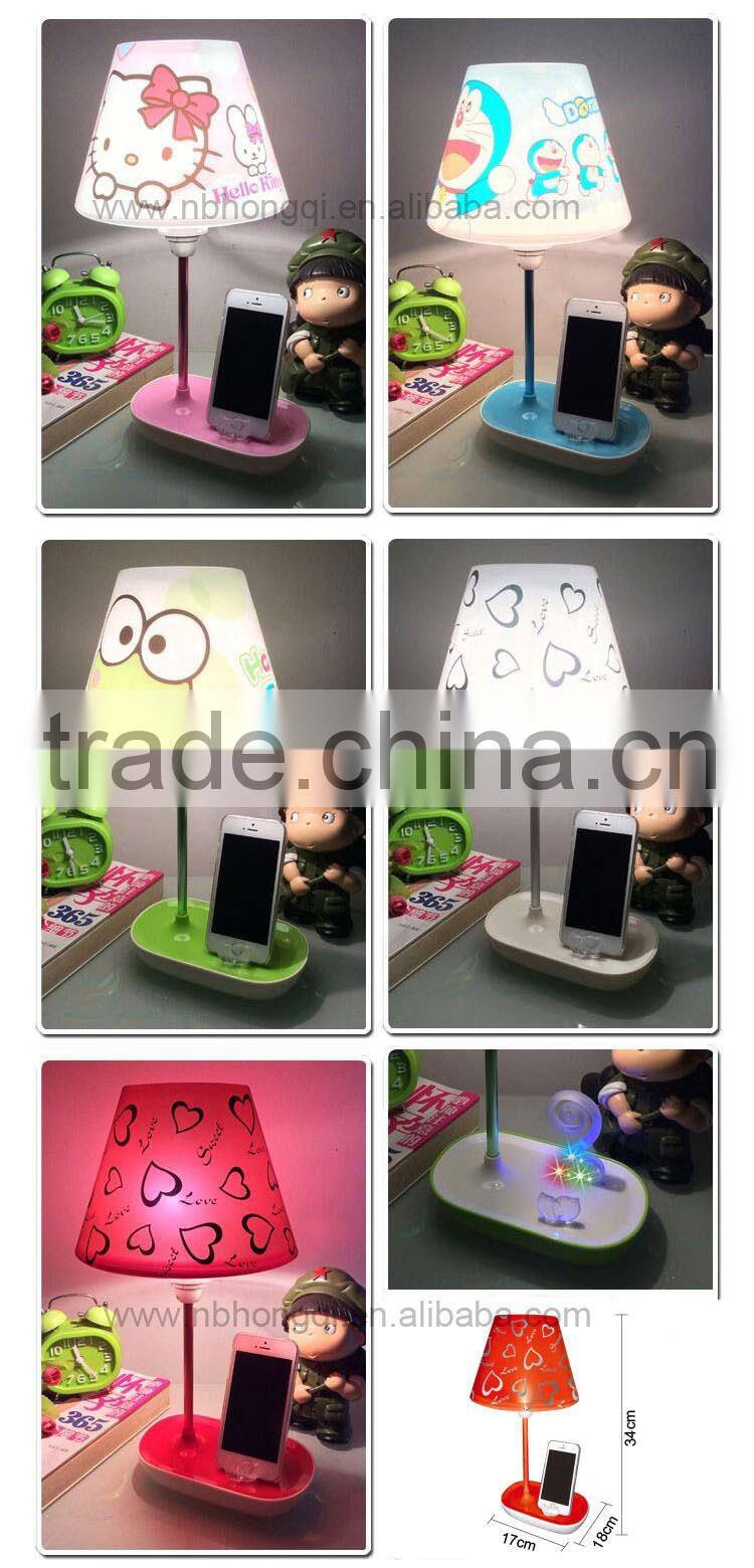 Fashion Creative Lamp with shiny phone holder