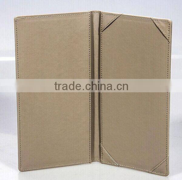 Hotel Supply Leather Check Pad With Magnetic Clip