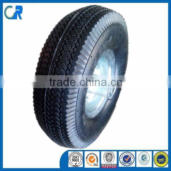 Manufacturer pneumatic air 4.10/3.50-4 rubber wheels