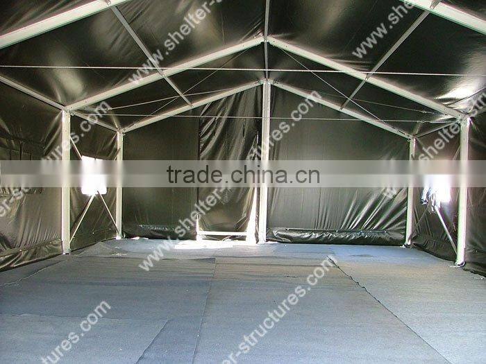 Green color MPT series shelter military tent for sale exported in chile