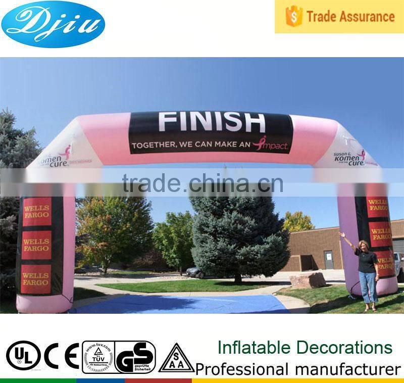 Inflatable race goal Arch marathon goal Archway blow up goal Archdoor sports event Finish