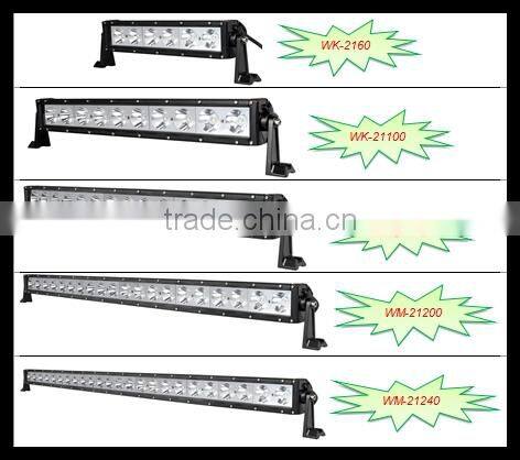 curved single row led light bar 20 30 40 50 inch,100w 140w 200w 240w c ree led curved light bar for trucks
