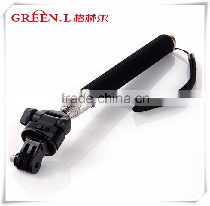 Extendable Handheld Selfie Stick Pole Tripod Bracket For CAMERA Go Pro 4 3+ 2 1
