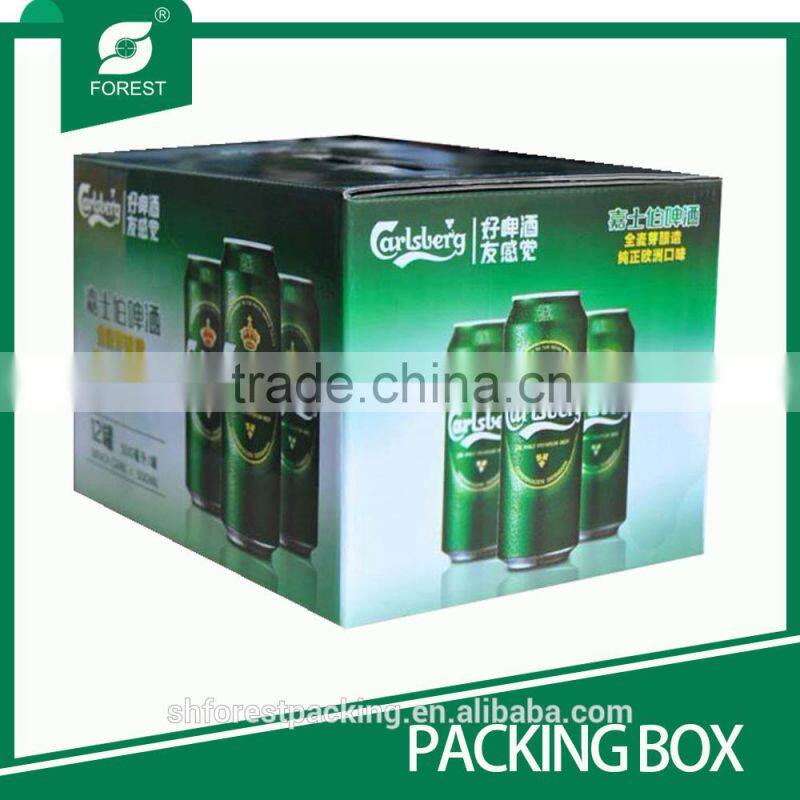OUTER CARTON CASE FOR PCS OF BEER AND WINE PRINTED