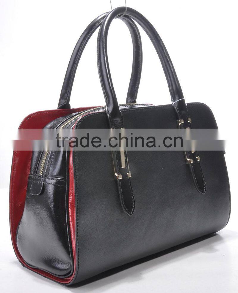 hot selling High quality genuine leather handbag with snake