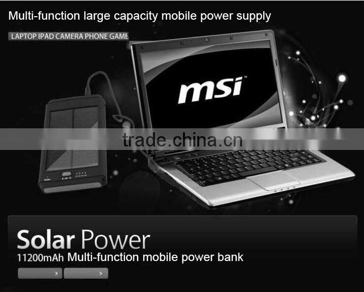 Mobile phone battery charger universal solar mobile power bank for laptop