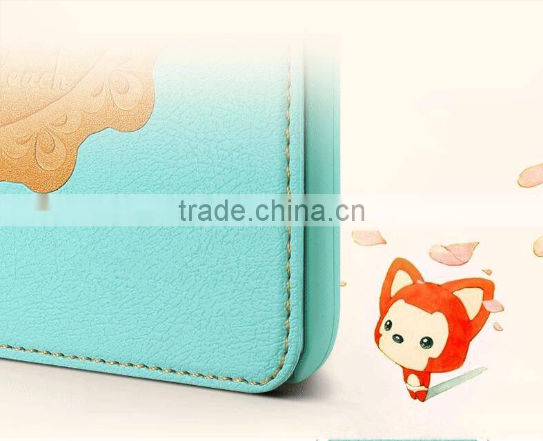 2015 Hot Selling Cartoon Flip Mobile Phone Case Cute Phone Cover For iPhone
