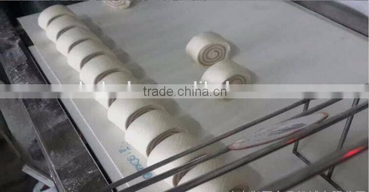 electric commercial automatic double color steamed bread machine
