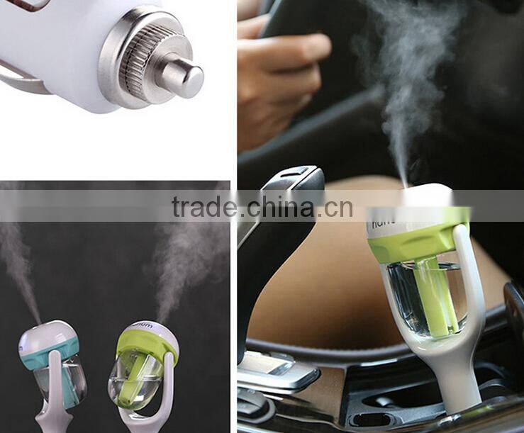 portable korean nanum car air mini USB humidifier,ultrasonic humidifier 12v made in china
