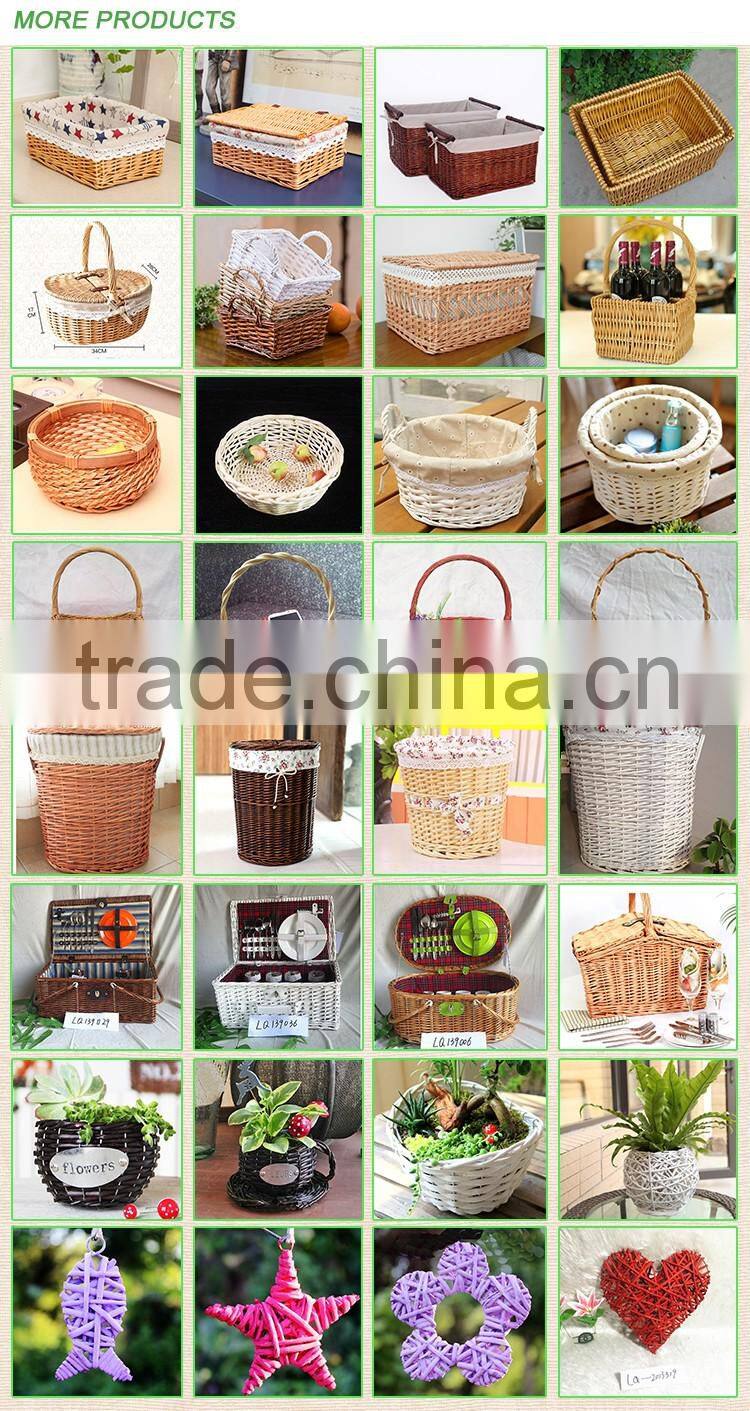 2016 new design natural willow gift basket